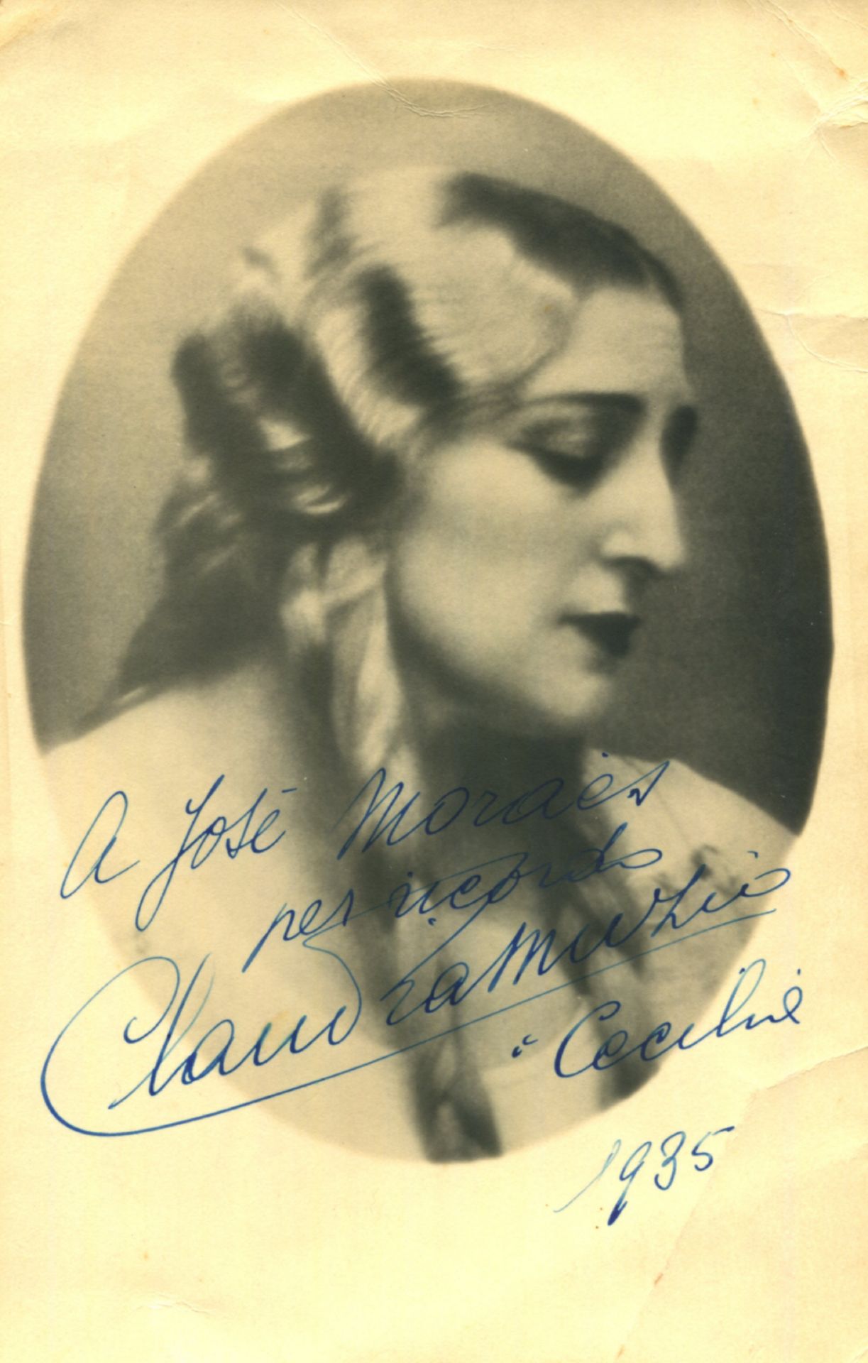 MUZIO CLAUDIA: (1889-1936) Italian Soprano.