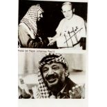 ARAFAT YASSER: (1929-2004) Palestinian political leader who served as Chairman of the Palestine