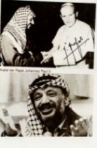 ARAFAT YASSER: (1929-2004) Palestinian political leader who served as Chairman of the Palestine