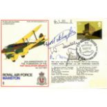 AVIATION: Selection of A.Ls.S., T.Ls.S., a few multiple signed commemorative covers etc.