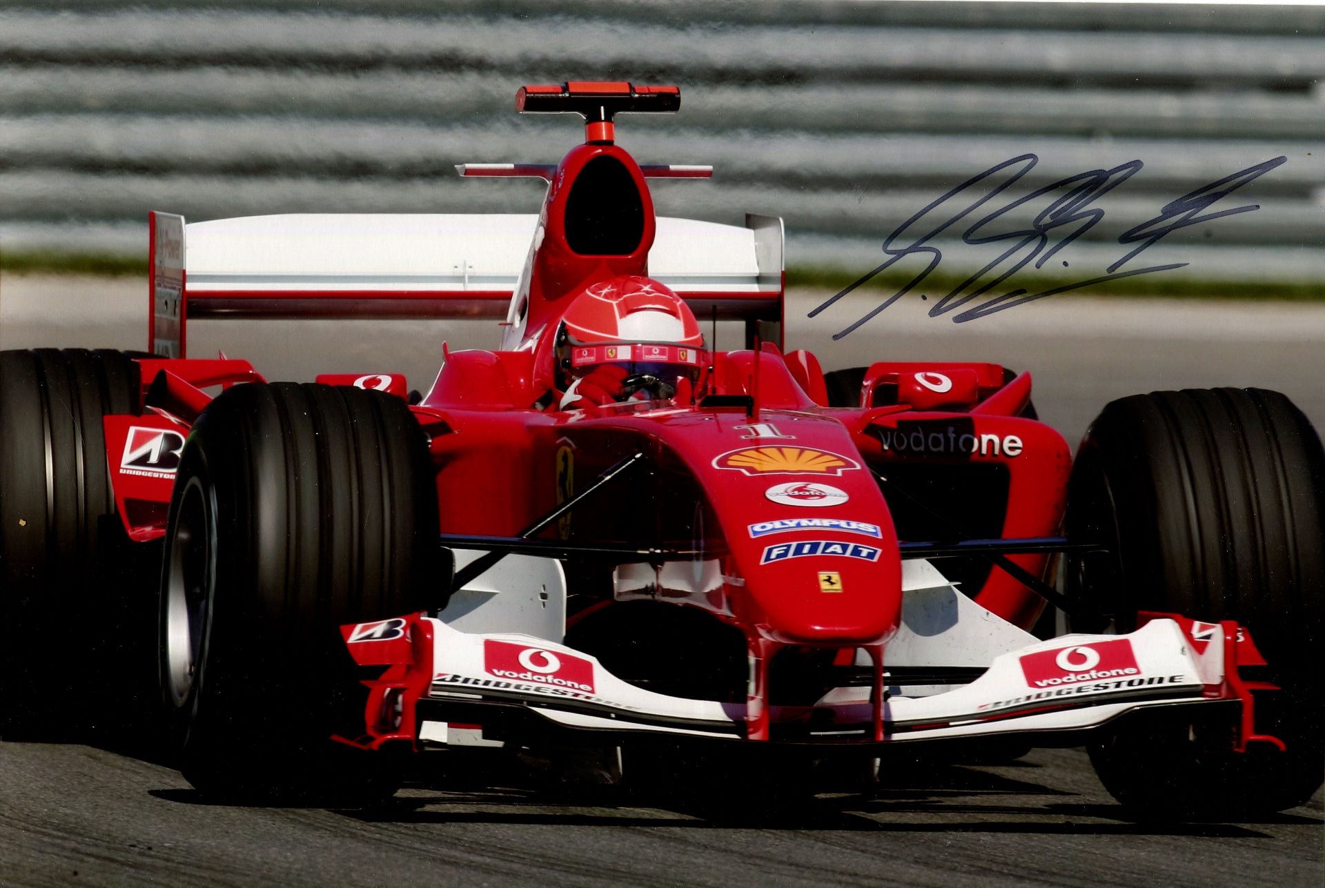 SCHUMACHER MICHAEL: (1969- ) German Motor Racing Driver.