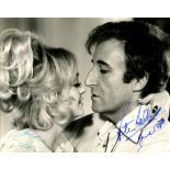 THERE'S A GIRL IN MY SOUP: An excellent signed 10 x 8 photograph by both Peter Sellers (Robert
