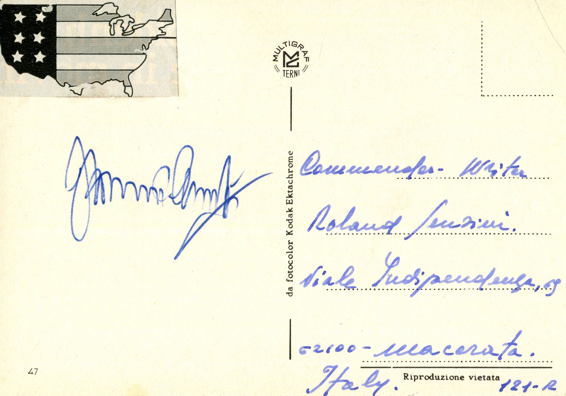 FAMOUS MEN: Selection of individual ink signatures, - Image 11 of 16