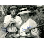 SLEEPING MURDER: Signed 8 x 6 photograph by both Joan Hickson (Miss Marple) and Jack Watson (Mr.