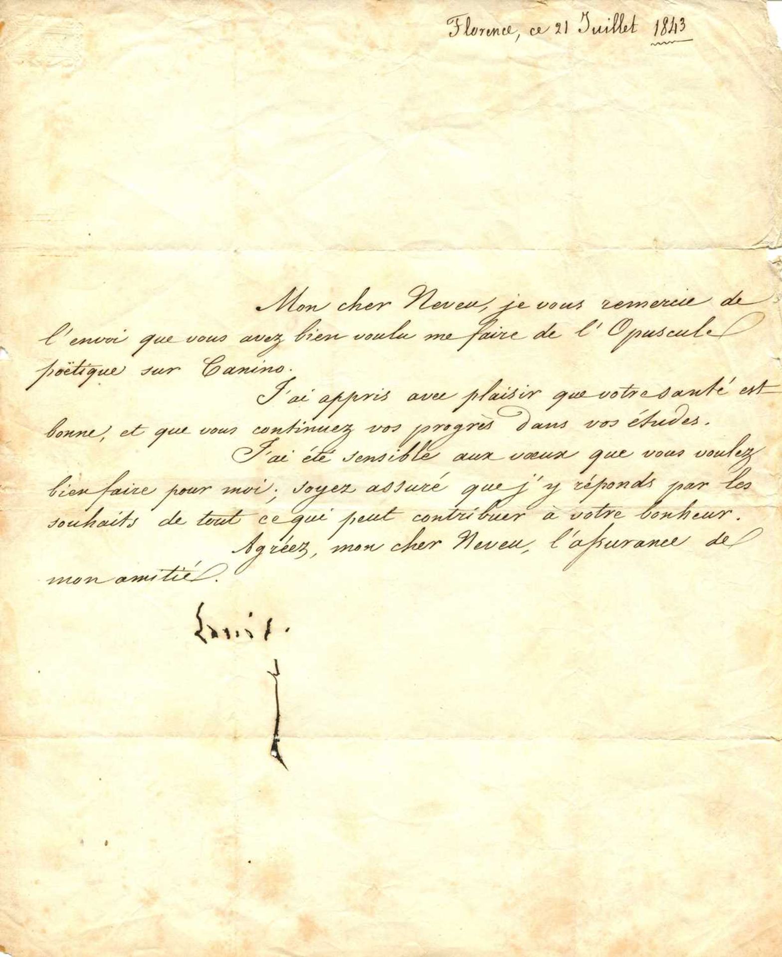 BONAPARTE LOUIS: (1778-1846)