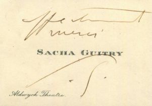 GUITRY SACHA: (1885-1957)