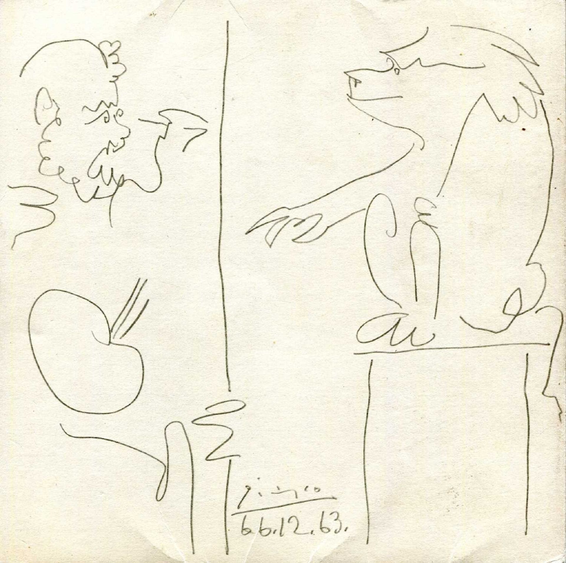 PICASSO PABLO: (1881-1973) - Image 2 of 3