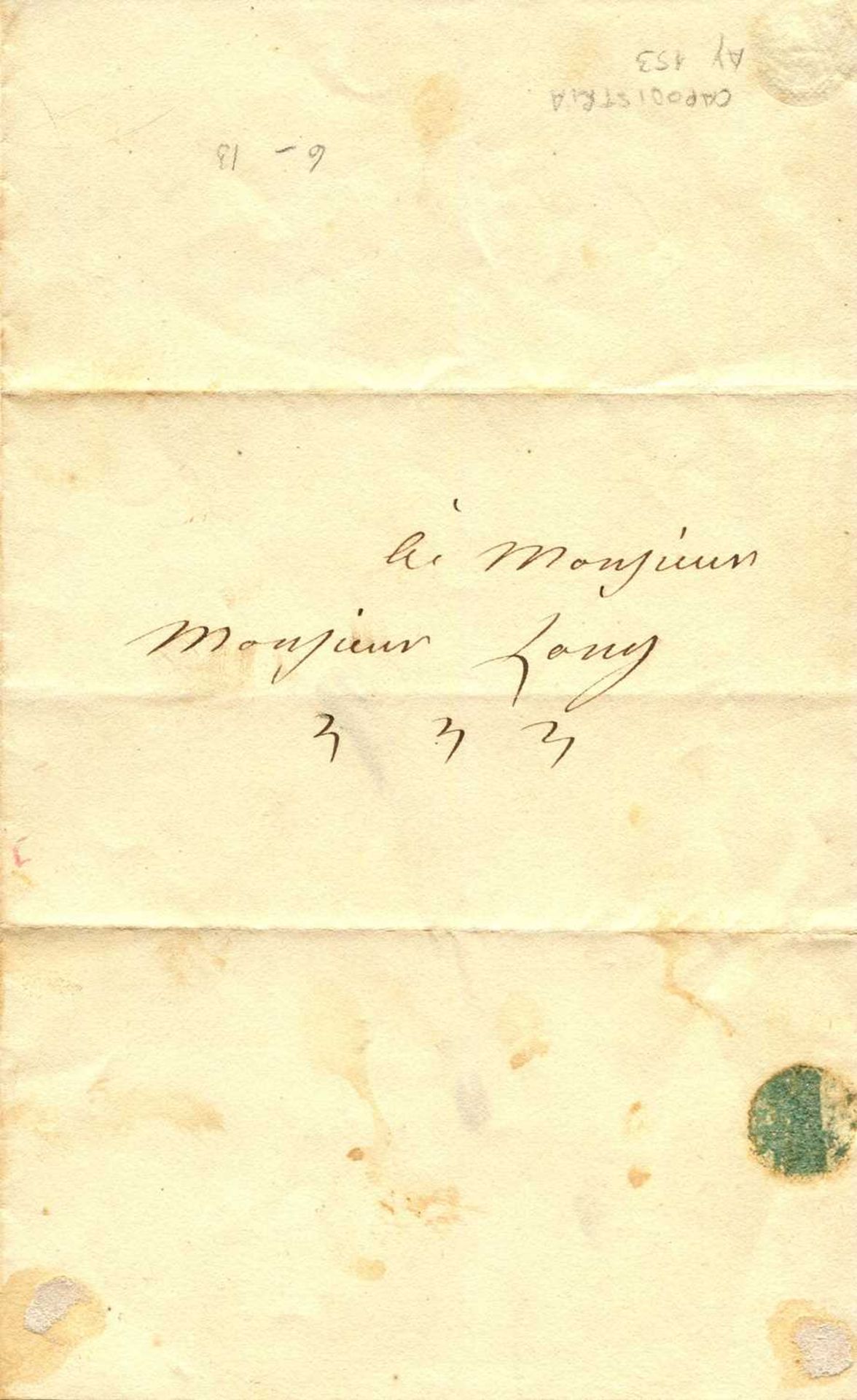KAPODISTRIAS IOANNIS: (1776-1831) - Bild 2 aus 2