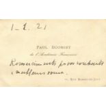 BOURGET PAUL: (1852-1935)