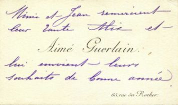 GUERLAIN AIME: (1834-1910)