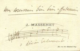 MASSENET JULES: (1842-1912)