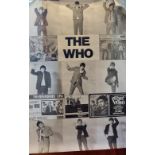 An original advertising poster for The Who, printed in England, 152cms by 101cms