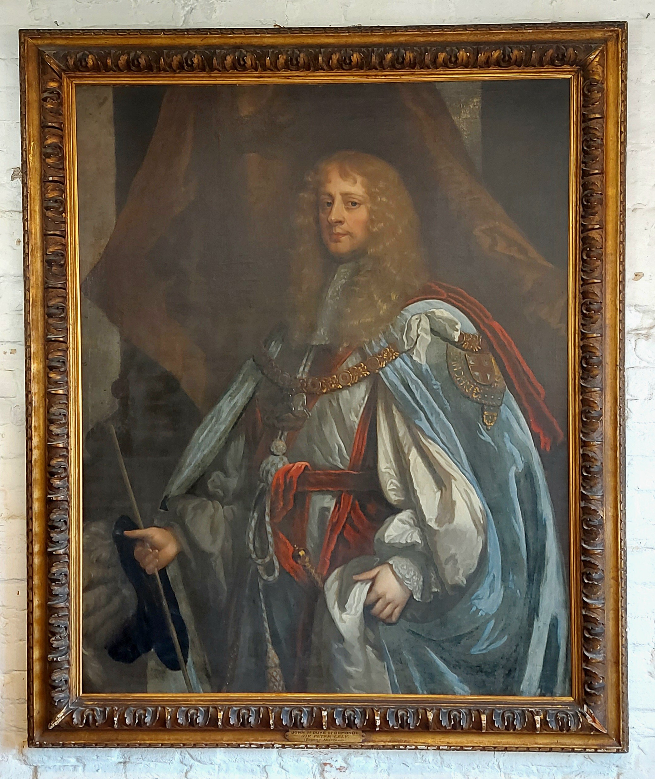 Sir Peter Lely and Studio, portrait of James Butler the 1st Duke of Ormonde, three quarter length in - Image 2 of 12