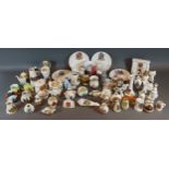 A collection of crested china to include WH Goss and others