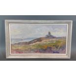 Ronald Ossory Dunlop, Old Fort Dartmouth, oil on board, signed, m15.5cms x 29.5cms