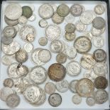 A coin collection, to included mainly British silver coins