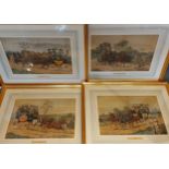 Henry Thomas Alken, a set of four coloured prints, A Smart Pace, Just in Tune, An Awkward Corner and