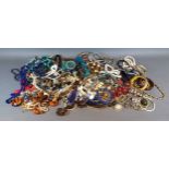 A large jewellery collection to include bangles, necklaces and other jewellery
