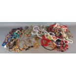 A collection of jewellery to include necklaces, brooches and related