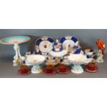 A 19th Century tea service together with a collection of ceramics