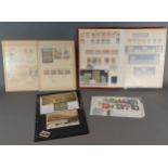 A stamp album containing stamps relating to The Olympic Games starting with the 1896 Games and later