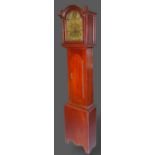 A mahogany longcase clock, the brass dial inscribed Johnathon Croft, Plymouth Docks with