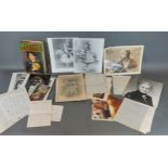 A collection of ephemera relating to ballet to include signed photographs and letters by Madam