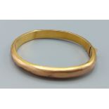 A 15ct gold bangle, 12.1gms