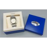 A Tissot Sideral automatic stainless steel cased gentlemans wristwatch with box