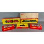 A Hornby OO guage locomotive The Flying Scotsman together with another similar The Lord Westwood and