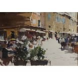 John Yardley, Siena, watercolour, signed 33cms x 46cms