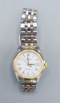 A Tissot PR100 stainless steel cased ladies wristwatch