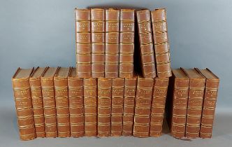 Twenty one volumes Dickens Works published by Chapman and Hall, London