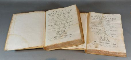 Francesco De Alberti Di Villanuova, Nouveau Dictionnaire Francois-Italien and Nuovo Dizionario