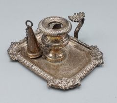 A George III silver camber candlestick, Sheffield 1811 by John Roberts and Co.