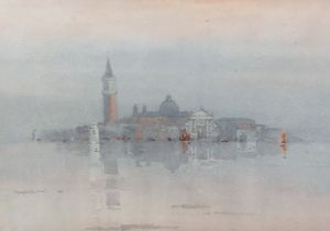 Frank Kelsey, Venetian scene, watercolour, signed, 25cms x 34cms