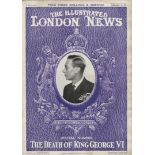 The Illustrated London News-The Death of King George V1-Feb 16th 1952-measurements 37cm x 26cm-