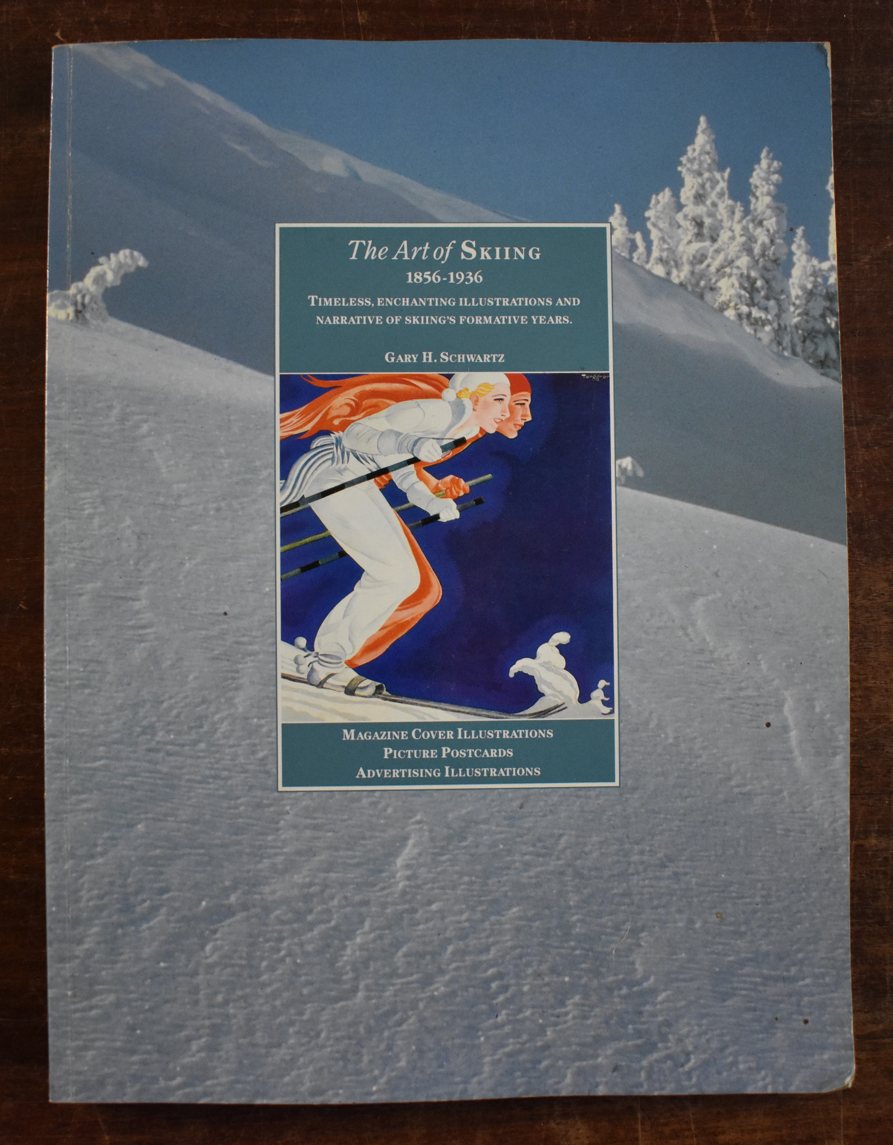 Ski- Book-'The Art of Sking'-1856-1936-(Gary Schwartz)-coloured + Black and white photos-copyright