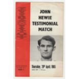 1965-(29th April)-Charlton Athletic Henie Testimonial Match programme-good