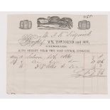 Ipswich, Suffolk 1866-Confectioner etc-engraved heading-S. Thompson