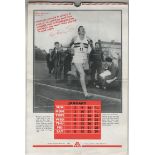 Calendar 1955-Accident Prevention Poster-No.1-1955-Sport Related Calendar inc Roger Bannister-