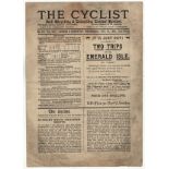 The Cyclists-1886-(used Nov 24th)-front cover and back page only but early + Scarce-needs careful
