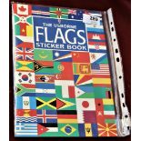 The Usborne Flags'-Sticker Book-Designed by Karen Webb Fiona Johnson-Printed 1997-complete with