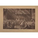 Photographic Prints-Coronation of Victoria in Westminster Abbey June 28th 1838-also Marriage of