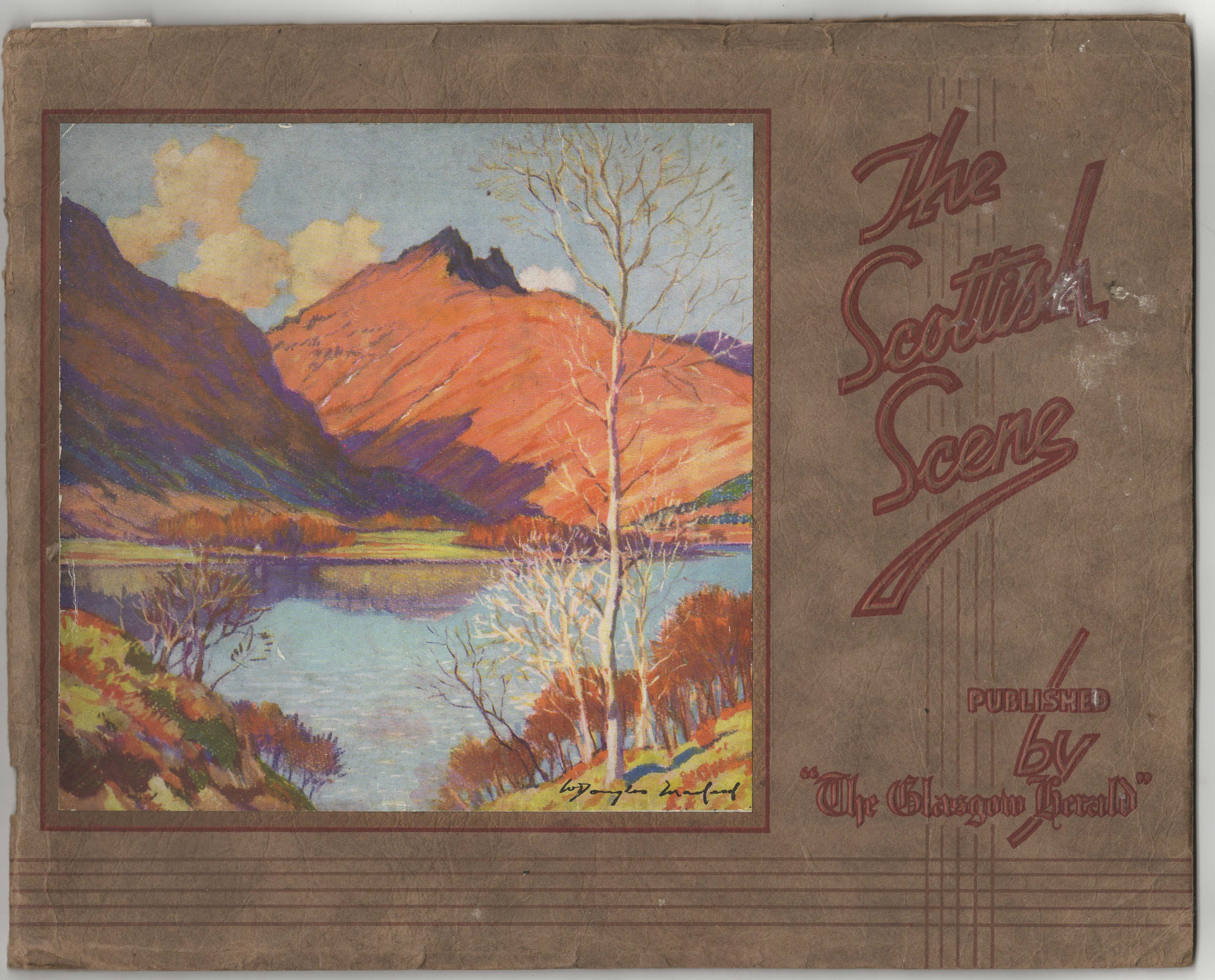 Book-'The Scottish Scene'-Published by The Glasgow Herald-Scottish Landscape Pictures not no.218-