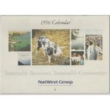 Calendar 1996-Nat West Group-Variety of pictures-measurements 33cm x 24cm-excellent condition