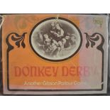 Game-(H.P. Gibson + Sons)-'Donkey Derby'-A game for 4-12 players 5 years upwards (Boxed) very good