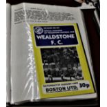 Wealdstone F.C-1980-81 includes Middlesex Charity Cup Final-Home (16) includes Friendly's-away(25)-