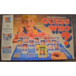 Game (MB Games)-'Guess Who?'-Complete-The Mystery Face Game'- 2 players- 6 years and up-play worn-
