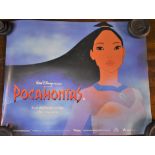 Walt Disney - 'Pocahontas' (7) posters-measures 41cm x 31cm. Good condition